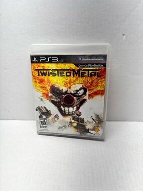 Sony PS3 Twisted Metal - White & Yellow Cover Art